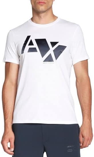 A | x ארמני מחליף לוגו שיפוע לגברים דק-טריקו
